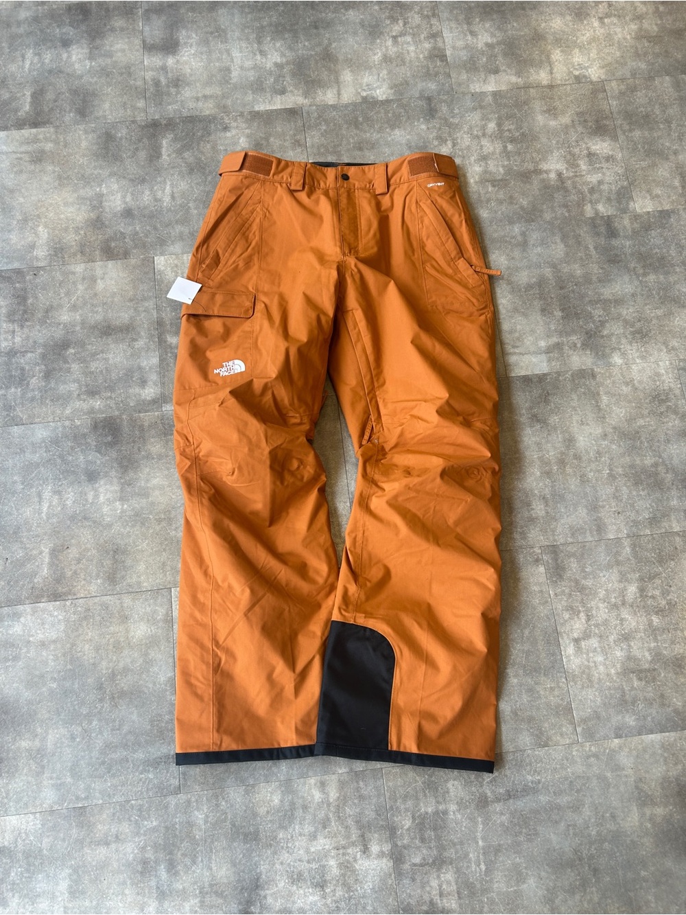 The North Face Men's Rust Orange Dryvent Snow Pants Size Medium